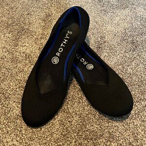 Rothy’s The Flat Solid Black Size 9